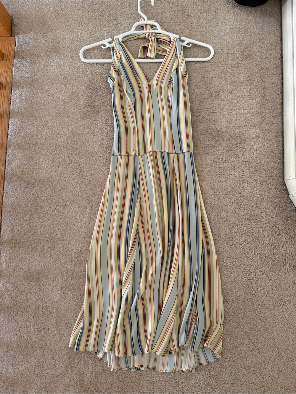 Sofia dress in capri stripe